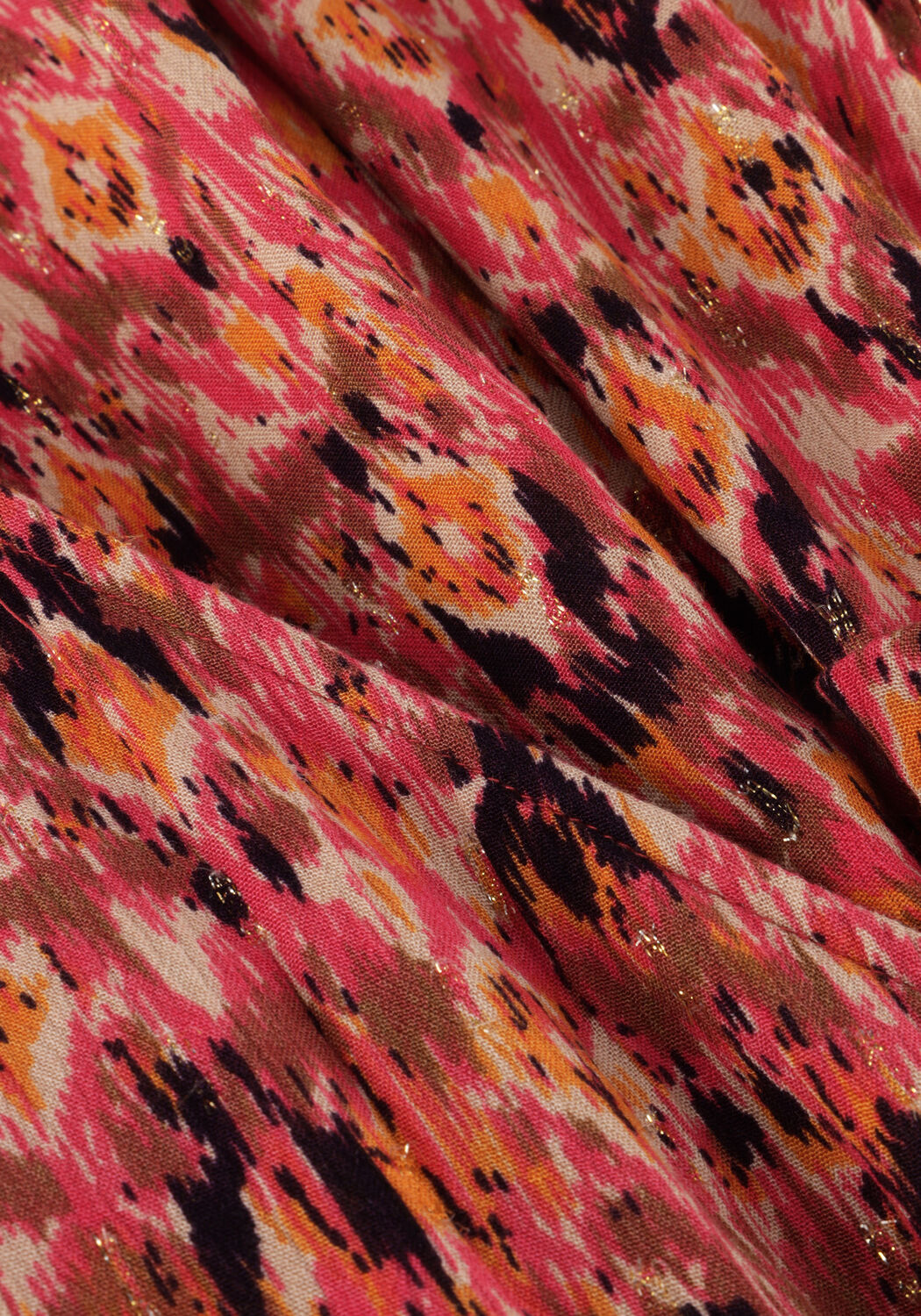 Multi AAIKO Midi jurk PIDA IKAT VIS 512 - large