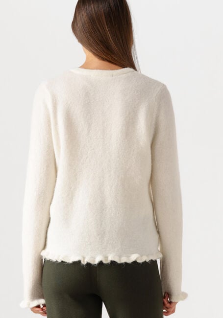 Gebroken wit SELECTED WOMEN Vest SLFLULU FRILL LS KNIT CARDIGAN - large