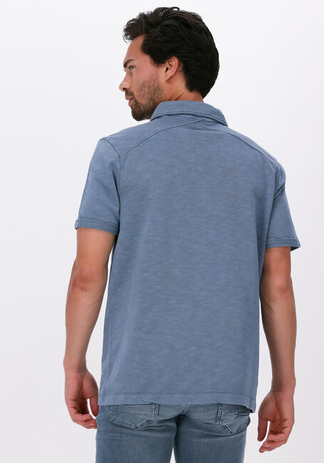 Grijze CAST IRON Polo SHORT SLEEVE POLO REGULAR KNITTED FINE COTTON - large