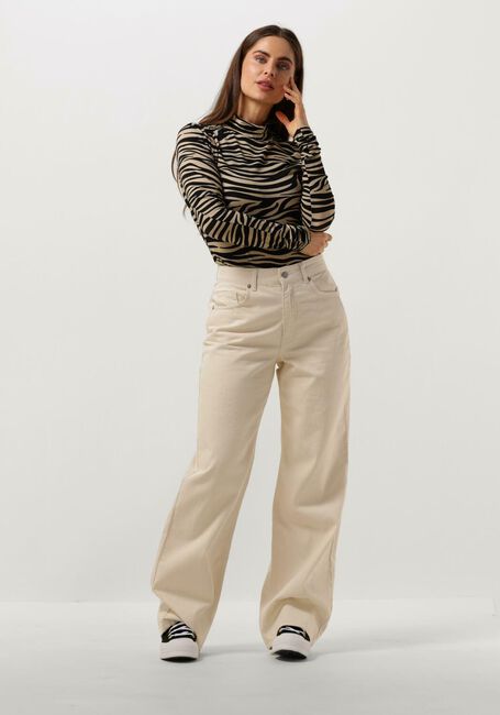 Beige SCOTCH & SODA Tops & T-shirts ALL OVER PRINTED LONG SLEEVED T-SHIRT - large