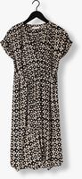 Zwarte BY-BAR Midi jurk VICTORIA KHANDI DRESS