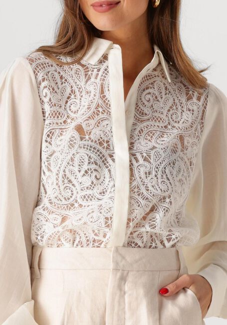 Gebroken wit COPENHAGEN MUSE Top MOLLY SHIRT - large