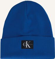Blauwe CALVIN KLEIN Muts J MONOGRAM BEANIE M - medium