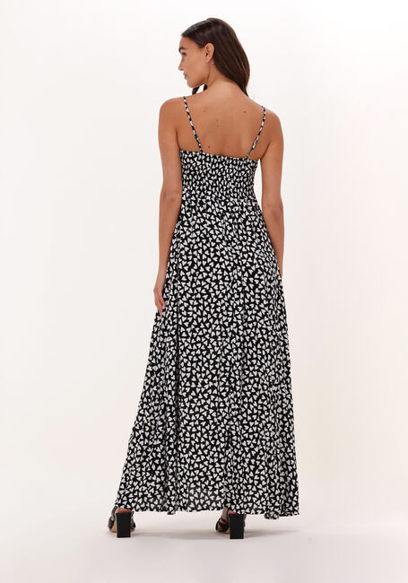 Zwarte COLOURFUL REBEL Maxi jurk SOPHIE HEART MAXI SMOCK DRESS - large