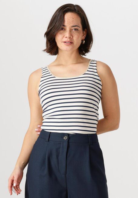 Blauwe NUKUS Top JUBA SINGLET STRIPE - large