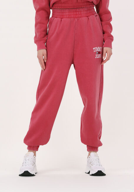 Roze TOMMY JEANS Joggingbroek TJW COLLEGE LOGO BAGGY SWEATPANT - large