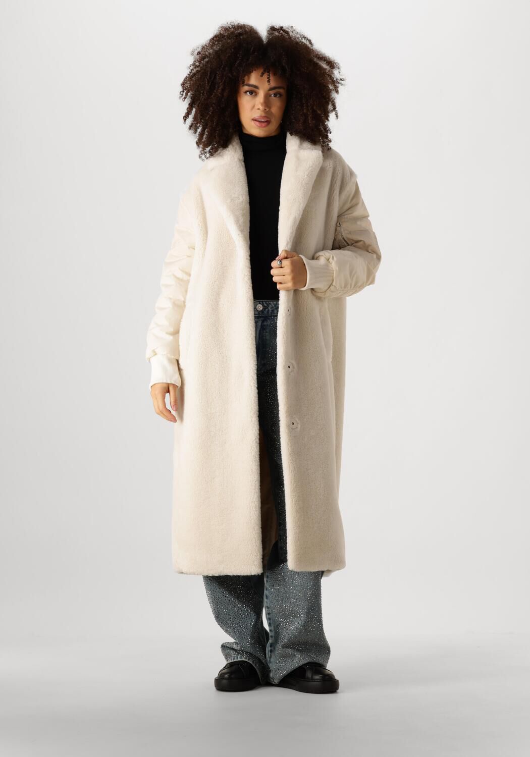 LIU JO Dames Jassen Cappotto Ts Navetta Creme