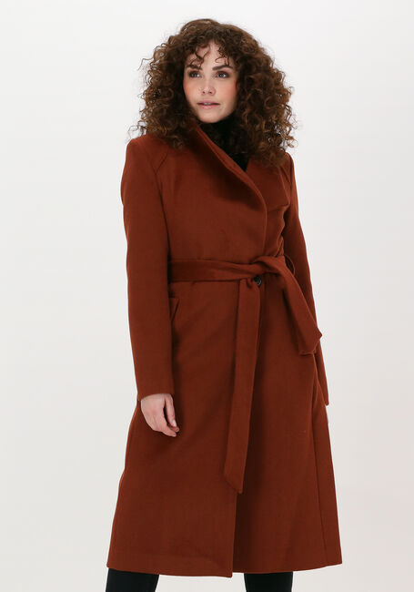 Bruine GIACOMO THE JACKET Mantel 18 WOOL BLEND - large