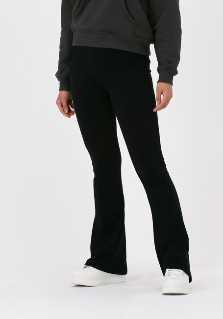Zwarte COLOURFUL REBEL Flared broek BASIC FLARE PANTS - large