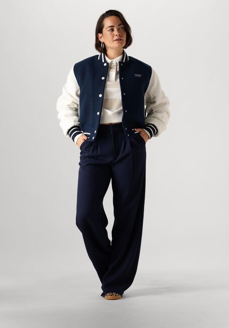 Donkerblauwe TOMMY JEANS Jack TJW WOOL VARSITY JACKET EXT - large