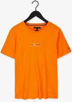 Oranje TOMMY HILFIGER T-shirt SQUARE LOGO TEE