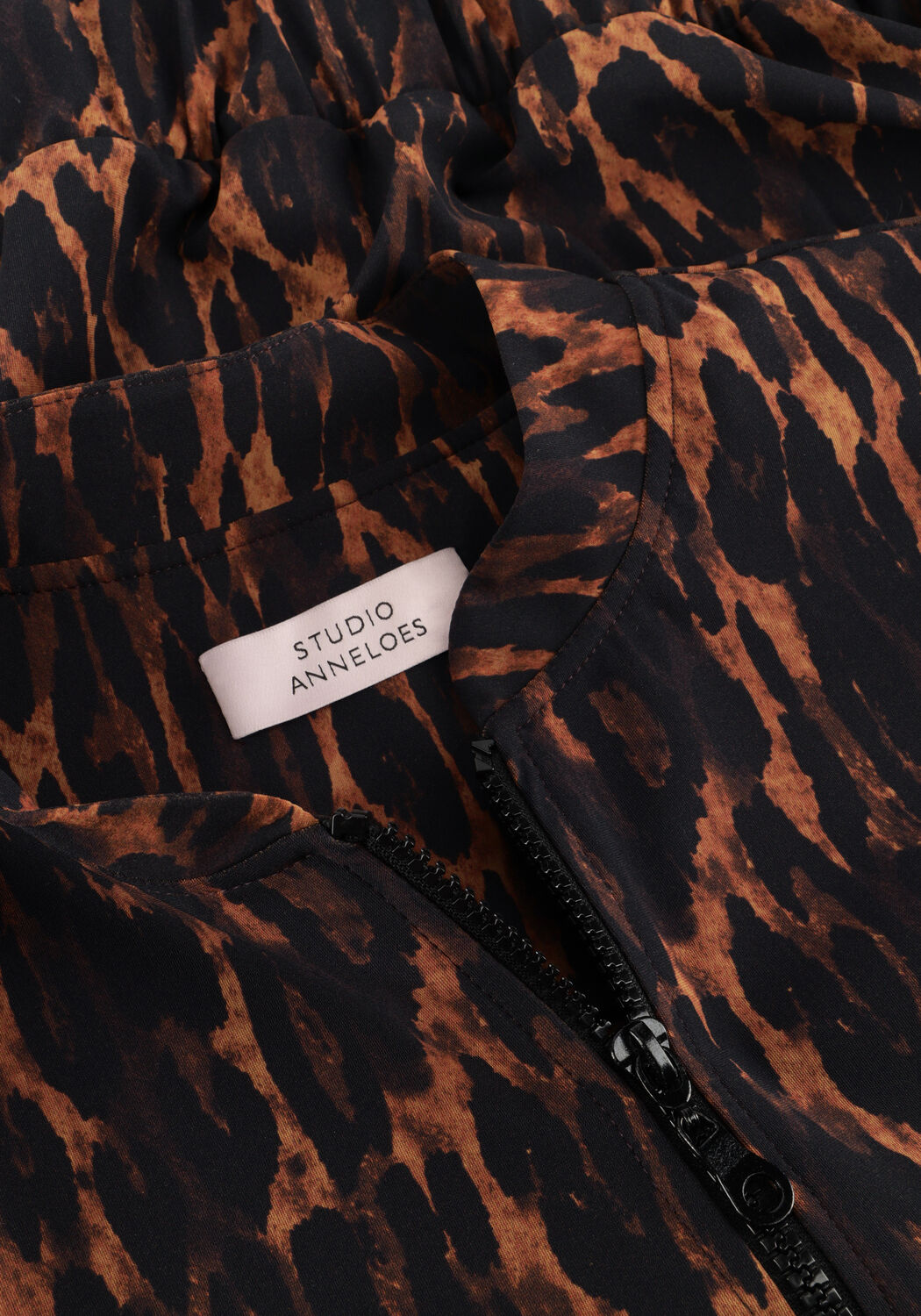 Bruine STUDIO ANNELOES Jack ELLIOT ANIMAL BOMBER JACKET - large