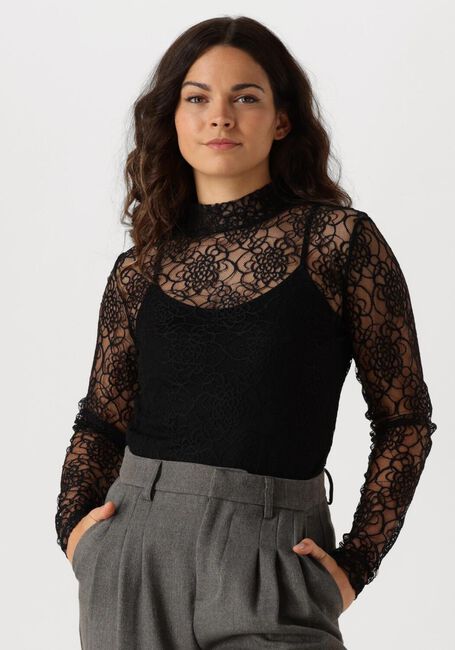 Zwarte JANSEN AMSTERDAM Top TOP AMARENS L113 - large