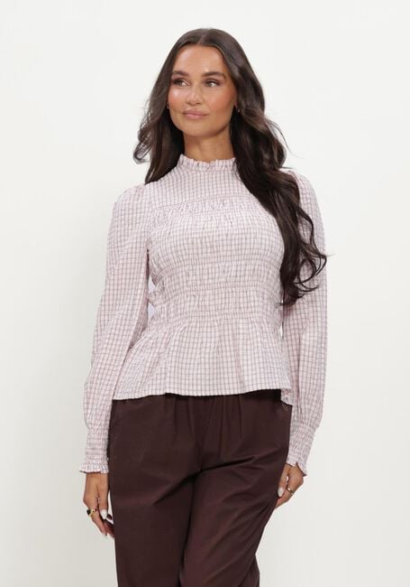 Lichtroze NEO NOIR Blouses POSSA MINI CHECK BLOUSE - large