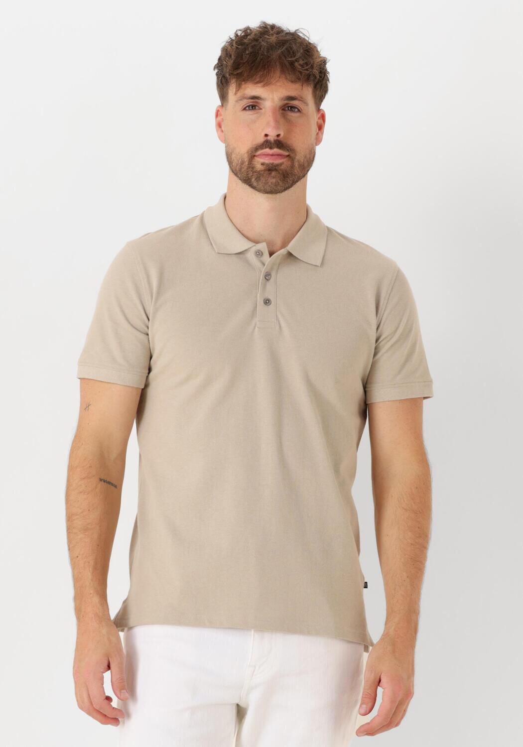 MATINIQUE Heren Polo's & T-shirts Mapoleo Melange Beige