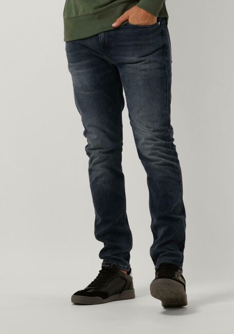 Donkerblauwe CALVIN KLEIN Slim fit jeans SLIM TAPER - large