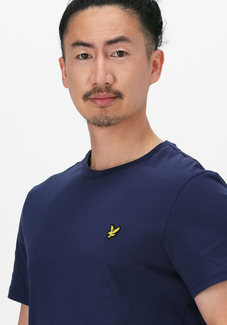 Blauwe LYLE & SCOTT T-shirt PLAIN T-SHIRT - large