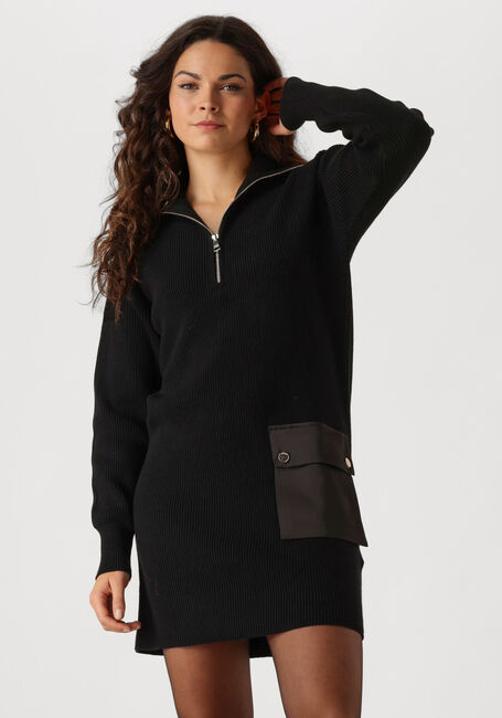 Zwarte LIU JO Mini jurk ECS ABITO MAGLIA - large