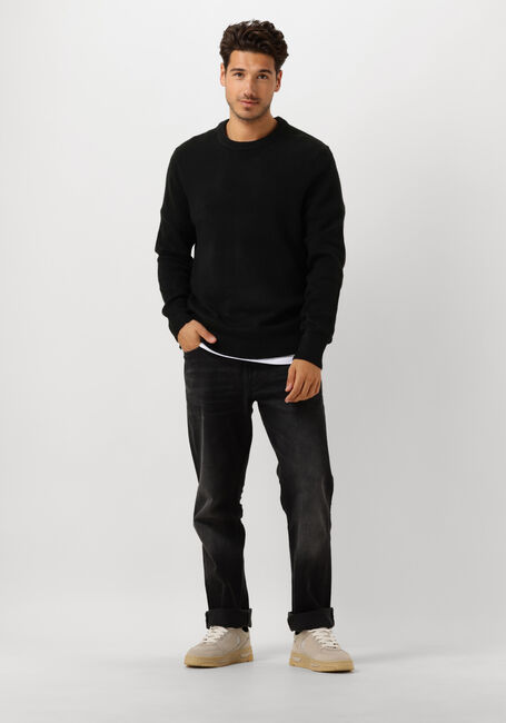 Zwarte SCOTCH & SODA Trui SOFT KNIT REGULAR FIT SWEATER - large
