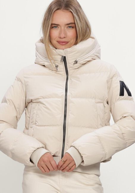Beige MOSCOW Gewatteerde jas 22A-08-FUSSY - large