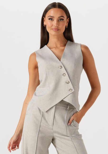 Lichtgrijze Y.A.S. Gilet YASBRI WAISTCOAT - large