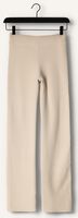 Witte ANOTHER LABEL Pantalon VARIT KNITTED PANTS Witte ANOTHER LABEL Pantalon VARIT KNITTED PANTS - medium