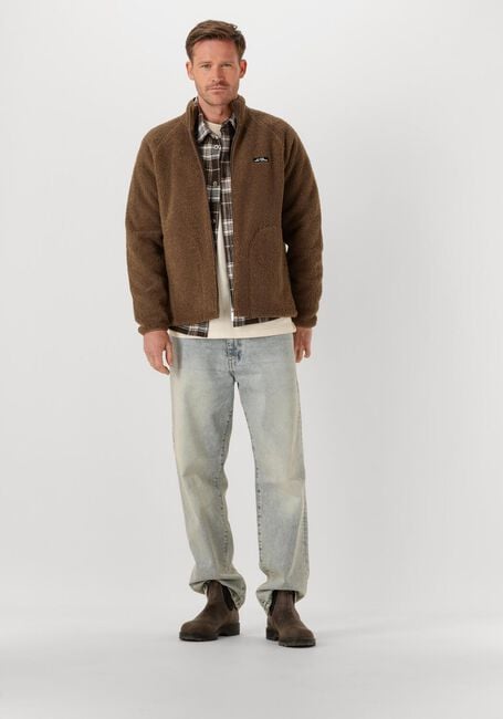 Taupe LES DEUX Overshirts LENNON CHECK OVERSHIRT - large