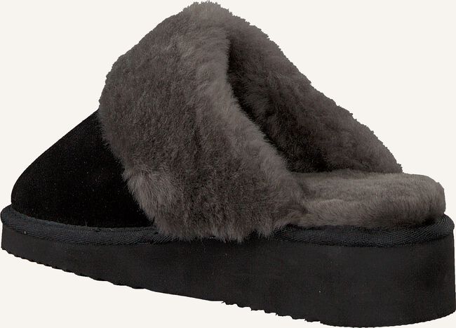 Zwarte WARMBAT Pantoffels ALICE Zwarte WARMBAT Pantoffels ALICE - large