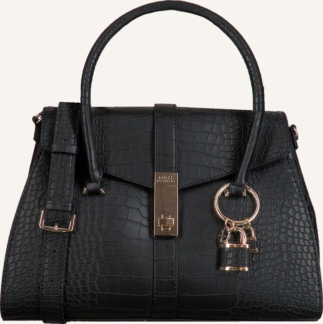 Zwarte GUESS Handtas ASHER FLAP SATCHEL Zwarte GUESS Handtas ASHER FLAP SATCHEL - large
