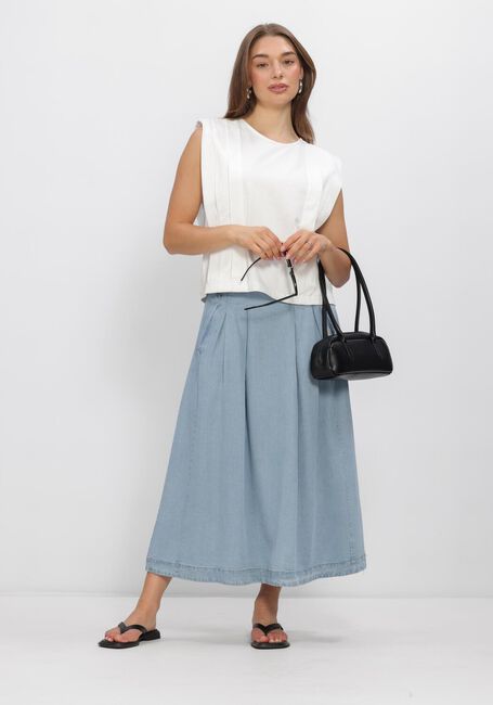 Lichtblauwe CO'COUTURE Maxirok TILLYCC ANYA PLEAT SKIRT - large