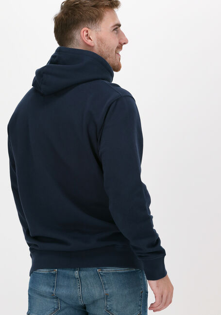 Blauwe EDWIN Sweater SUNSET ON MT FUIJ HOODIE SWEAT - large