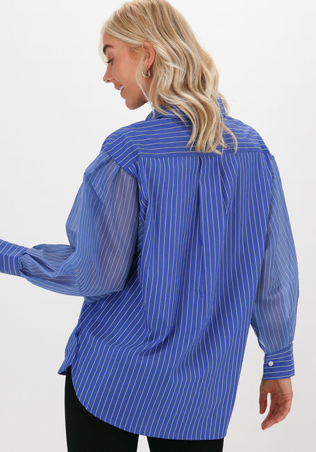 Blauwe SECOND FEMALE Blouses FELICIE CLASSIC SHIRT - large