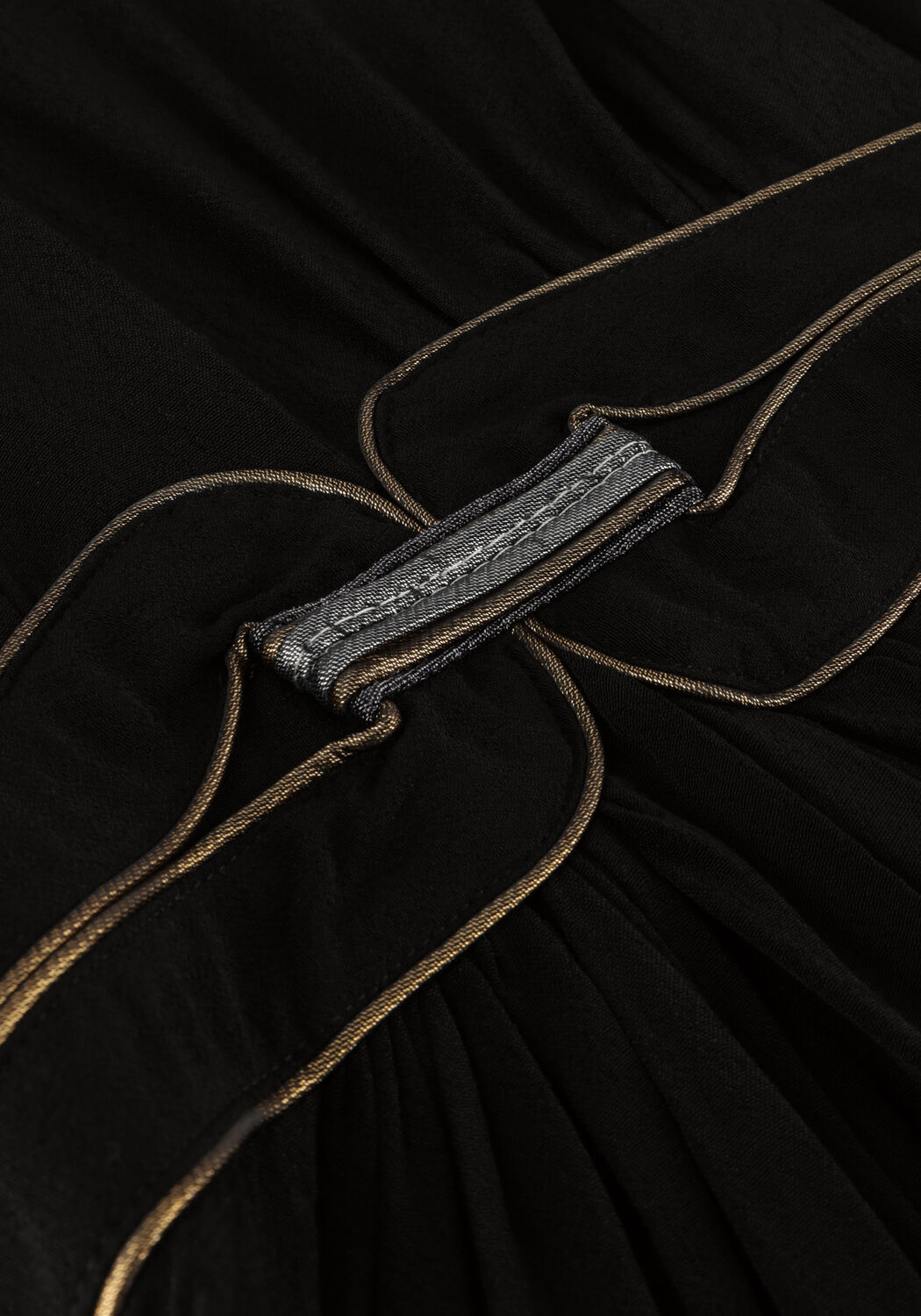 Zwarte LOUIZON Maxi jurk ALJAMBRA - large