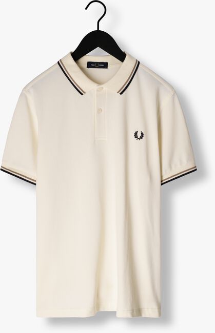 Ecru FRED PERRY Polo TWIN TIPPED FRED PERRY SHIRT - large