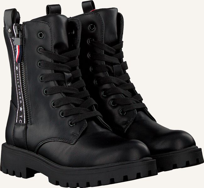 Zwarte TOMMY HILFIGER Veterboots 30851 Zwarte TOMMY HILFIGER Veterboots 30851 - large