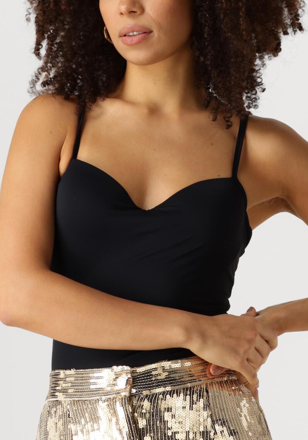 IBANA Dames Tops & T-shirts Eden Top Zwart
