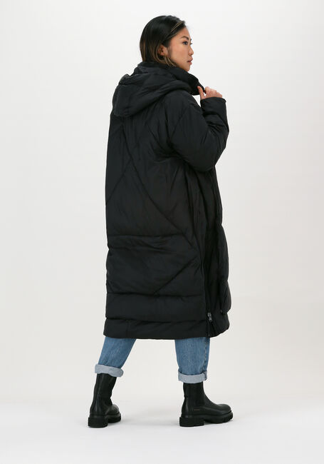 Zwarte CANADIAN Gewatteerde jas EUGENIE LG SATIN - large