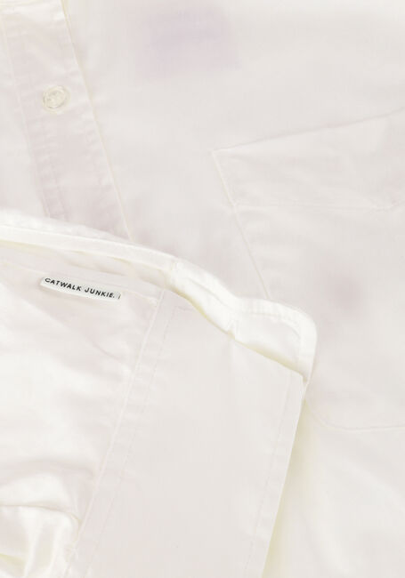 Witte CATWALK JUNKIE Blouses CROPPED BUTTON UP BLOUSE Witte CATWALK JUNKIE Blouses CROPPED BUTTON UP BLOUSE - large