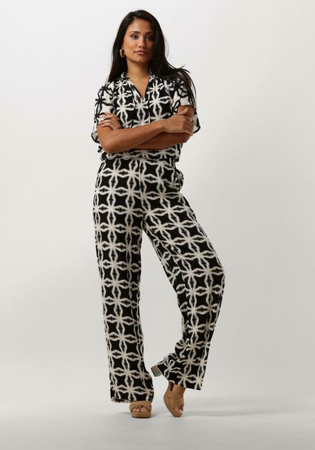 Zwarte NUKUS Wijde broek JOSEPHINE PANTS JUNE - large