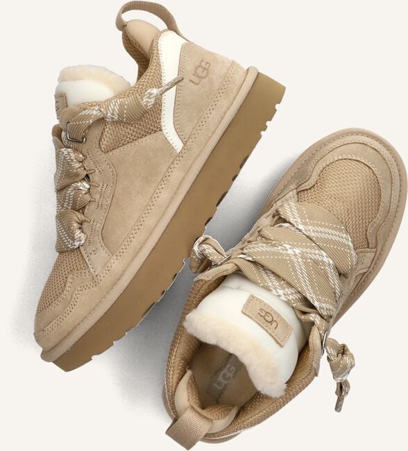 beige ugg hoge sneakers w lowmel