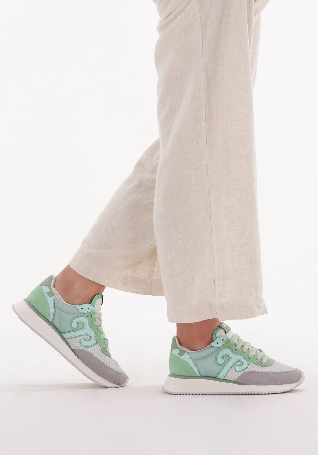 Groene WUSHU Lage sneakers MASTER - large