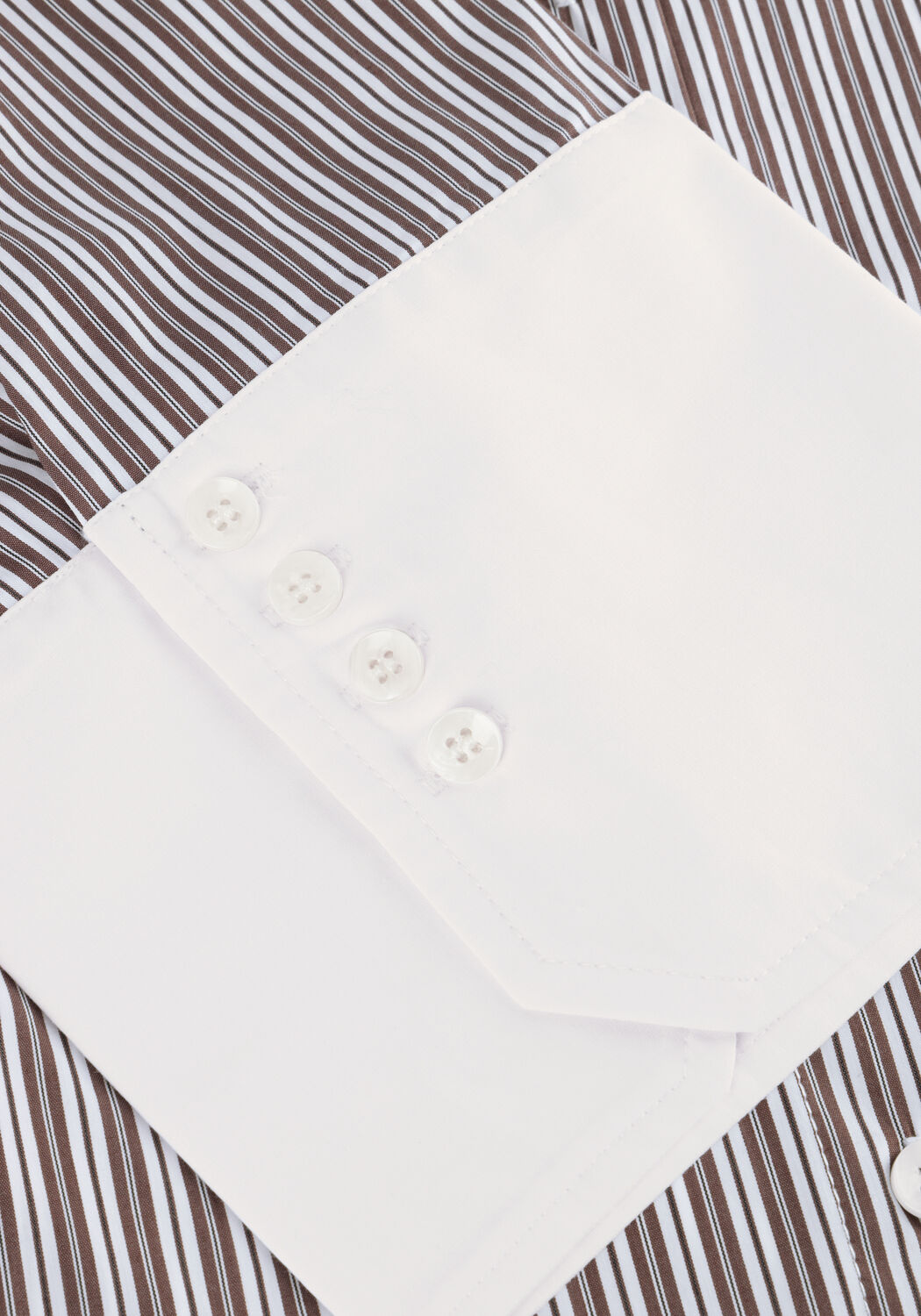 Bruine NEO NOIR Blouses DRANILA STRIPE SHIRT - large