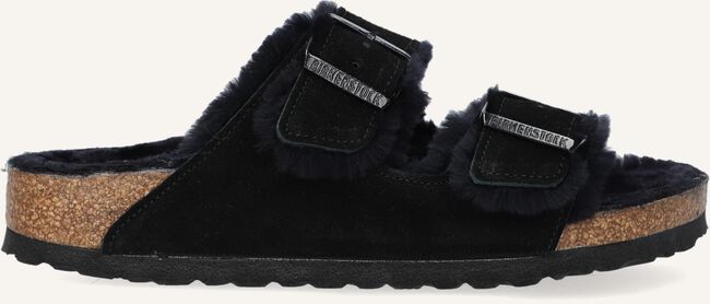 Zwarte BIRKENSTOCK Pantoffels ARIZONA FELL Zwarte BIRKENSTOCK Pantoffels ARIZONA FELL - large