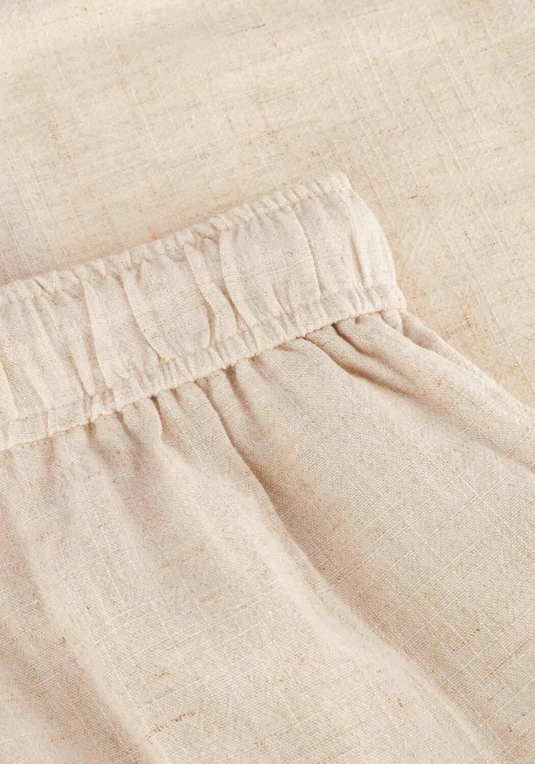 Beige Y.A.S. Broeken YASBINA HW SHORTS - large