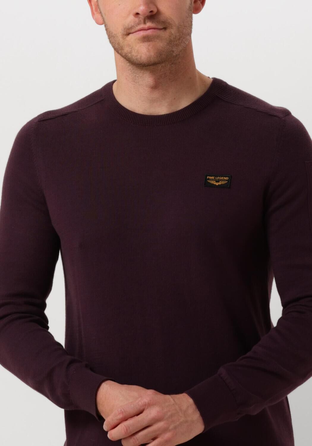 PME LEGEND Heren Truien & Vesten R-neck American Classic Knit Lila