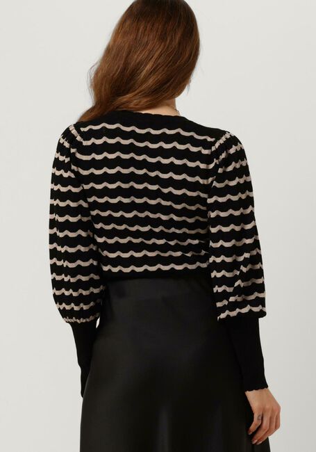 Zwarte NEO NOIR Blouses DARY STITCH KNIT BLOUSE - large