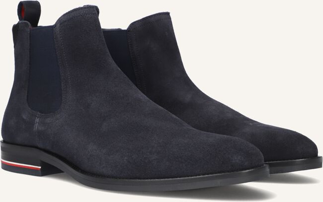 Blauwe TOMMY HILFIGER Chelsea boots SIGNATURE HILFIGER SUEDE CHELSEA Blauwe TOMMY HILFIGER Chelsea boots SIGNATURE HILFIGER SUEDE CHELSEA - large