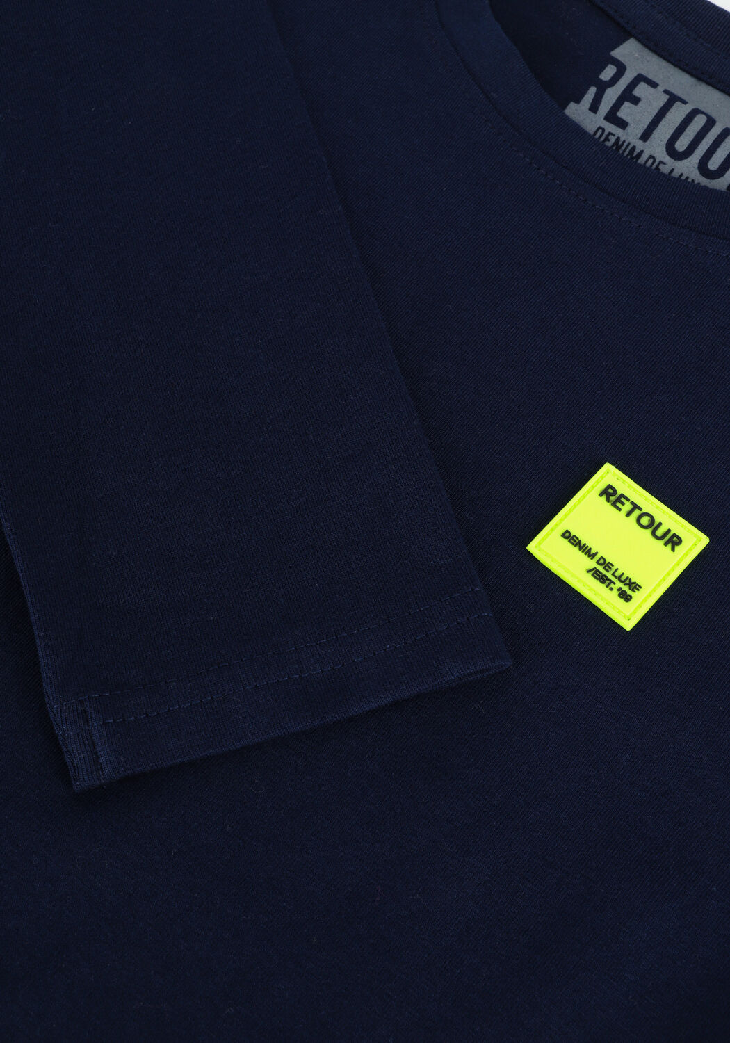 Donkerblauwe RETOUR Polo MARVIN - large