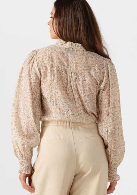 Ecru NEO NOIR Blouses SELFINA GRAPHIC FLOWER BLOUSE - large