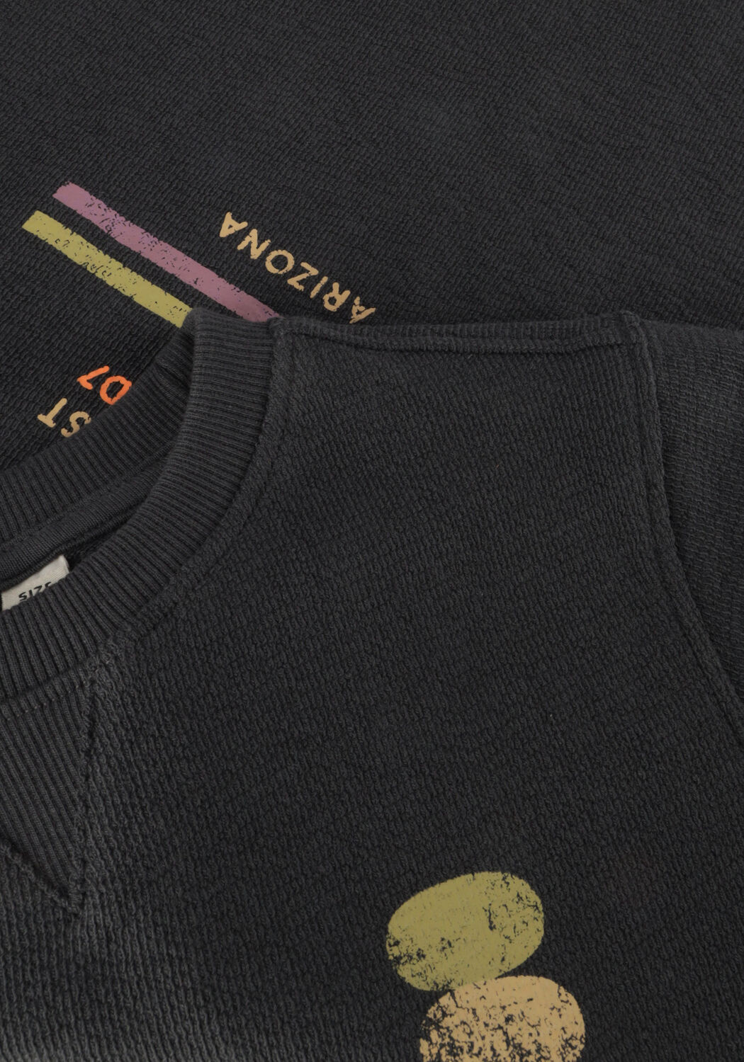 Grijze DAILY7 T-shirt T-SHIRT LOOSE FIT STRUCTURE - large